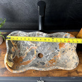 Green Onyx Bathroom Vessel Sink | Luxury Sink | One-of-a-Kind Hand Carved Onyx Bowl Sink – Natural Stone Bathroom Basin