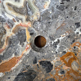 Green Onyx Bathroom Vessel Sink | Luxury Sink | One-of-a-Kind Hand Carved Onyx Bowl Sink – Natural Stone Bathroom Basin