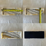 Juego de Ónix Cebra de 5 Piezas, Accesorios de Baño de Lujo Hechos a Mano, Dispensador de Jabón, Bandeja, Portacepillos, Portador de Hisopos, Portador de Discos de Algodón