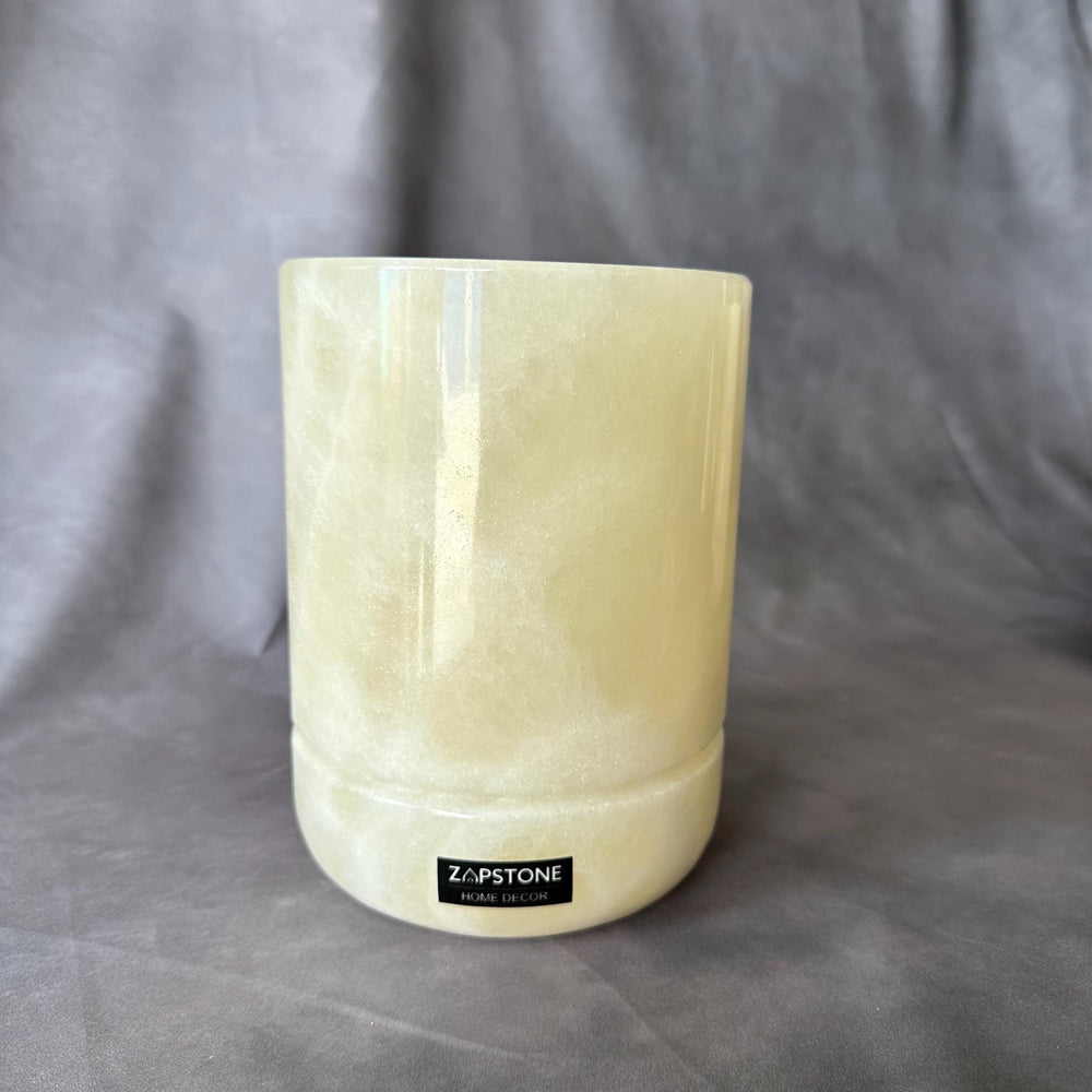 Marble and Onyx Wine Chiller | Natural Stone Bottle Cooler | Luxury Statement Piece