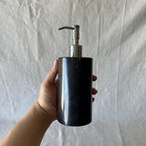 Black Marble Soap Dispenser – Luxury Bathroom Decor, Modern Stone Lotion Pump, Minimalist Vanity Accessory