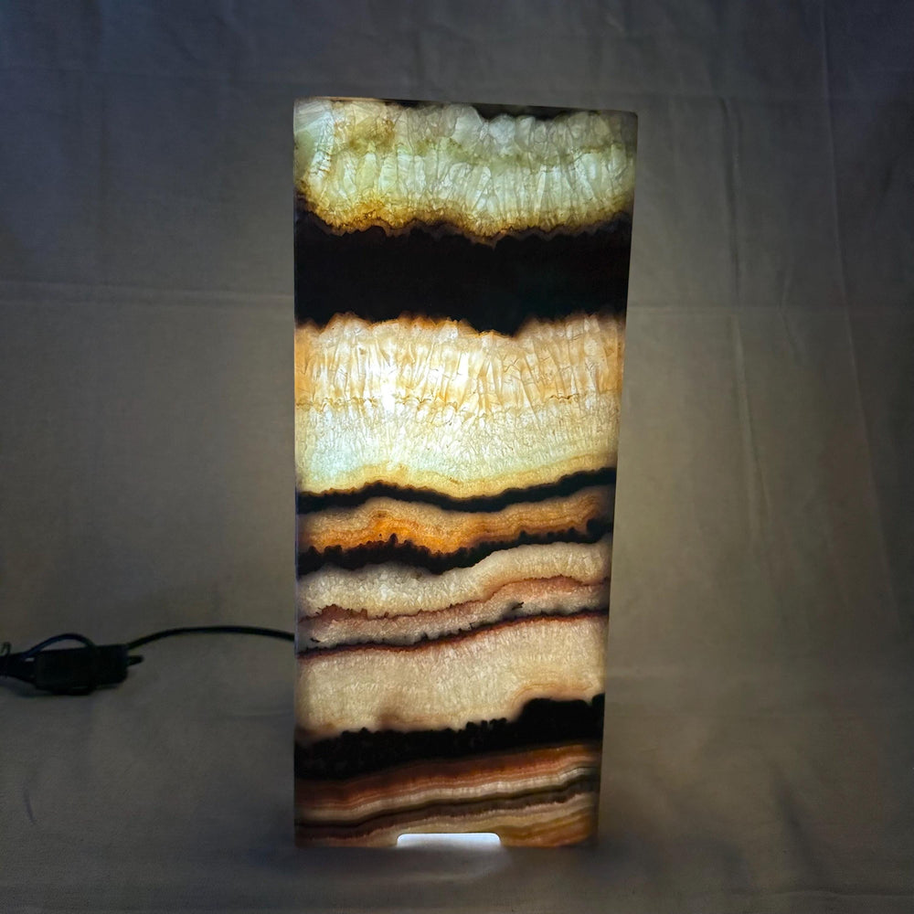 Onyx Table Lamp | Luxury Bedside Table Lamp | High End Housewarming Gift | Healing Crystal Decor