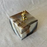 Green Onyx Jewelry Box – Handmade Stone Trinket Box – Luxury Crystal Storage Jar – Unique Gift