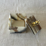 Green Onyx Jewelry Box – Handmade Stone Trinket Box – Luxury Crystal Storage Jar – Unique Gift