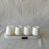 Onyx & Marble Tequila Set, Handmade Mezcalero Set, Luxury Stone Shot Glass Set, Modern Bar Decor, Unique Gift for Him