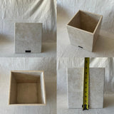Juego de Baño de Travertino Beige – 6 Piezas, Accesorios de Baño de Lujo Hechos a Mano, Dispensador de Jabón, Bandeja, Portacepillos, Caja de Pañuelos, Bote de Basura
