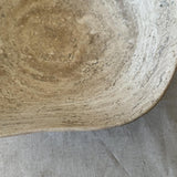 Luxury Marble or Travertine Bowl – Irregular Natural Stone Centerpiece | Handmade Matte Decorative Bowl