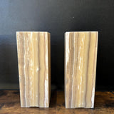 Handmade Pair of Onyx Table Lamps | Luxury Bedside Table Lamp | High End Bedside Decor | Modern Elegant Home Lighting