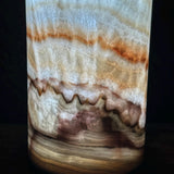 Handmade Onyx Table Lamp | Luxury Bedside Table Lamp | High End Housewarming Gift | Healing Crystal Decor