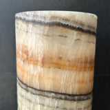 Handmade Banded Onyx Table Lamp | Luxury Bedside Table Lamp | High End Housewarming Gift | Healing Crystal Decor
