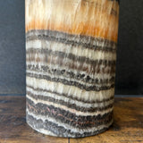 Handmade Banded Onyx Table Lamp | Luxury Bedside Table Lamp | High End Housewarming Gift | Healing Crystal Decor