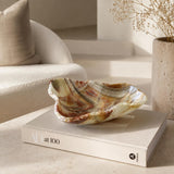 Natural Onyx Bowl – Luxury Stone Centerpiece, Minimalist Coffee Table Decor, Modern Organic Home Accent