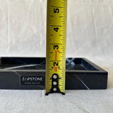 Natural Black Marble Organizer Tray for Keys, Jewelry, and Accessories