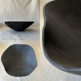Luxury Marble or Travertine Bowl – Irregular Natural Stone Centerpiece | Handmade Matte Decorative Bowl