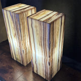 Handmade Pair of Onyx Table Lamps | Luxury Bedside Table Lamp | High End Bedside Decor | Modern Elegant Home Lighting