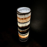 Handmade Banded Onyx Table Lamp | Luxury Bedside Table Lamp | High End Housewarming Gift | Healing Crystal Decor