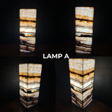 Onyx Table Lamp | Luxury Bedside Table Lamp | High End Housewarming Gift | Healing Crystal Decor