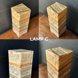 Onyx Table Lamp | Luxury Bedside Table Lamp | High End Housewarming Gift | Healing Crystal Decor