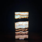 Lámpara de Mesa de Ónix | Lámpara de Mesa de Noche de Lujo | Regalo de Inauguración de Casa de Alta Gama | Decoración de Cristal Sanador