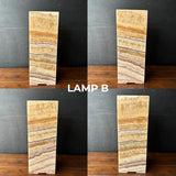 Onyx Table Lamp | Luxury Bedside Table Lamp | High End Housewarming Gift | Healing Crystal Decor
