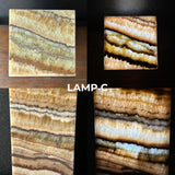 Onyx Table Lamp | Luxury Bedside Table Lamp | High End Housewarming Gift | Healing Crystal Decor