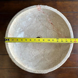 Handmade Travertine Stone Vessel Sink | Natural Rock Bathroom Sink | Rustic Modern Vanity Basin | One of a Kind Stone Sink | Wabi Sabi