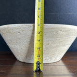 Handmade Travertine Stone Vessel Sink | Natural Rock Bathroom Sink | Modern Vanity Basin | One of a Kind Sink | Wabi Sabi