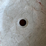 Handmade Travertine Stone Vessel Sink | Natural Rock Bathroom Sink | Rustic Modern Vanity Basin | One of a Kind Stone Sink | Wabi Sabi