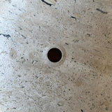 Handmade Travertine Stone Vessel Sink | Natural Rock Bathroom Sink | Modern Vanity Basin | One of a Kind Sink | Wabi Sabi