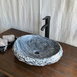 Rustic Marble Stone Sink | Handmade & Natural | Luxury