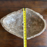 River Stone Sink | Luxury Handmade Natural Stone Over the Counter Sink