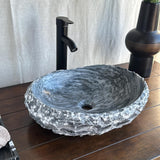 Rustic Marble Stone Sink | Handmade & Natural | Luxury