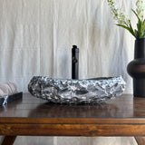 Rustic Marble Stone Sink | Handmade & Natural | Luxury