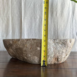 River Stone Sink | Luxury Handmade Natural Stone Over the Counter Sink