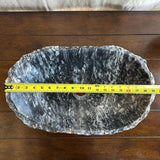 Gray Rustic Marble Stone Sink | Handmade & Natural | Luxury