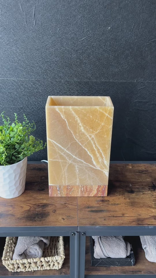 Yellow Onyx Lamp